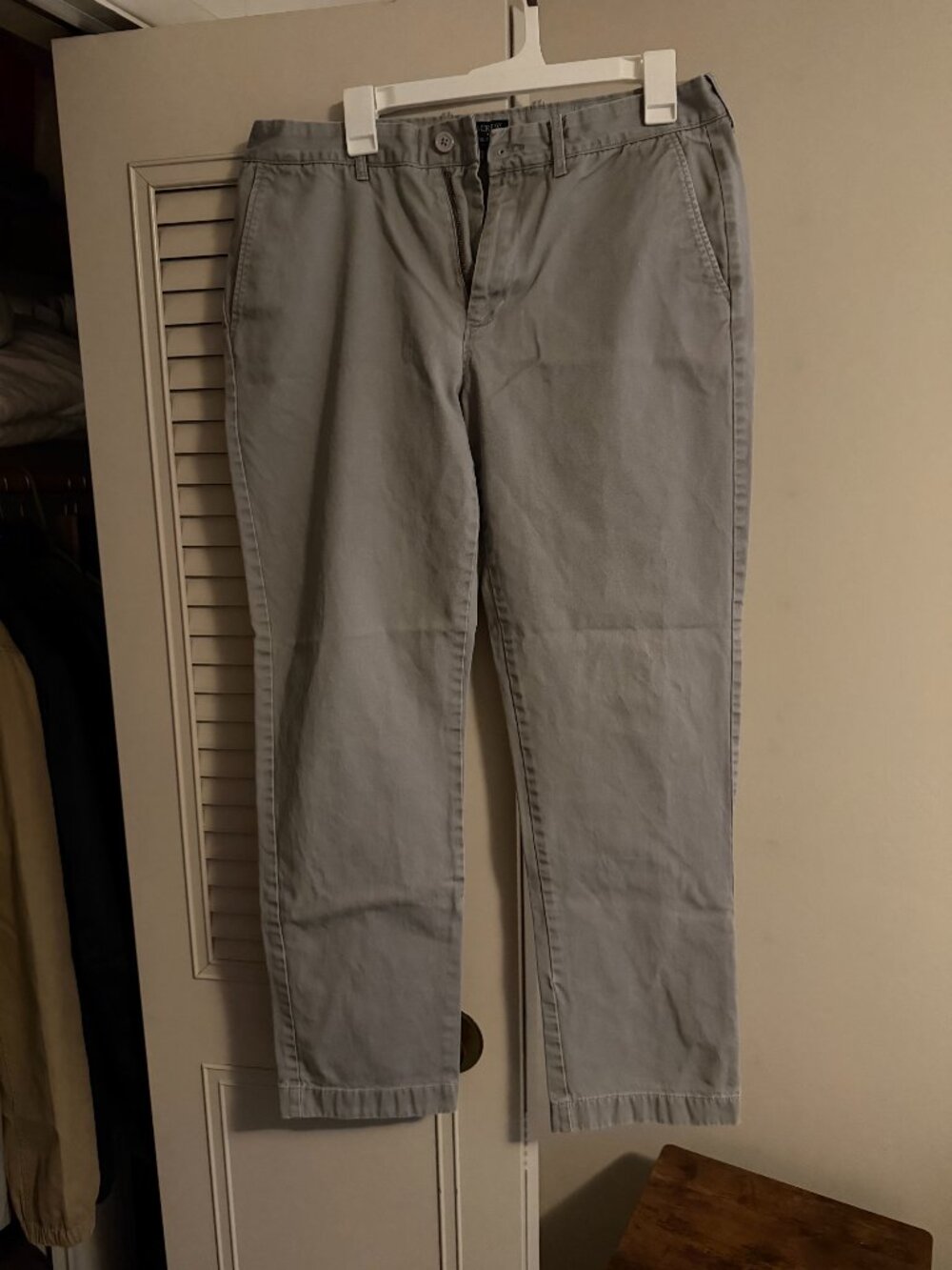 J.Crew Sutton Chino Pants Gray Men’s 33x32 100% Cotton